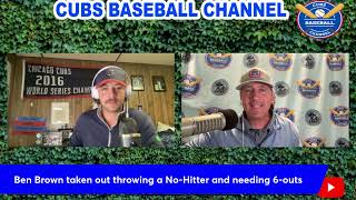 Chicago Cubs Ben Brown Pulled During No-Hitter Pitch Counts vs History
