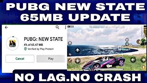 PUBG NEW STATE 65MB UPDATE  [Fix Optimization .lag .crash Problem]