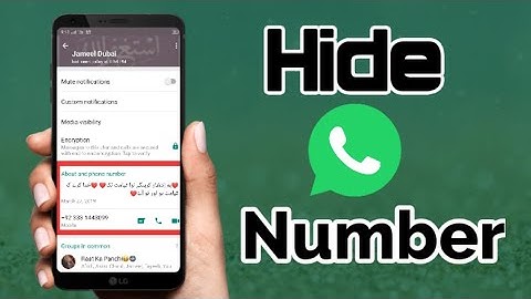 How to Hide Whatsapp Number and make Call and Chat | Apna Whatsapp number kaise hide karen