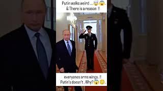 Vladimir Putin walks weird 🤯😱😳 #trendingshorts #weirdfacts #russia #youtubeshorts