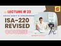 ACCA Audit and Assurance (AA F8) Complete Course Last Lecture # 23 ISA-220 Revised by ACCA PassPoint