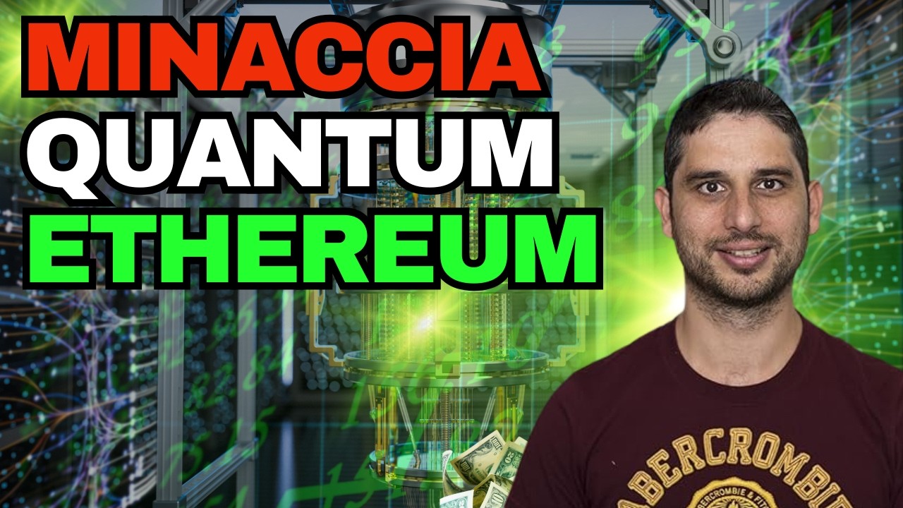 CRYPTO ETHEREUM DISTRUGGERÀ IL QUANTUM COMPUTING 🚨