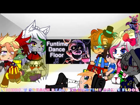 Gachaclub. Security breach react to Funtime dance floor