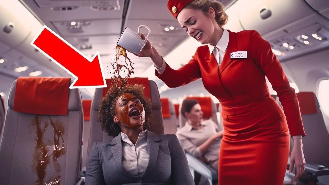 The Stewardess Poured Coffee On The Black Woman_s Face, But She Didn’t Know She Owned An Airline