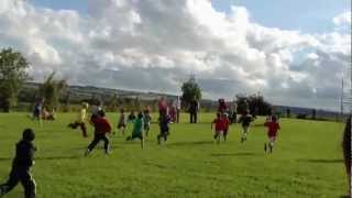 Maitiu does a Mary Decker/Zola Budd in his Junior Infants Sports Day Race