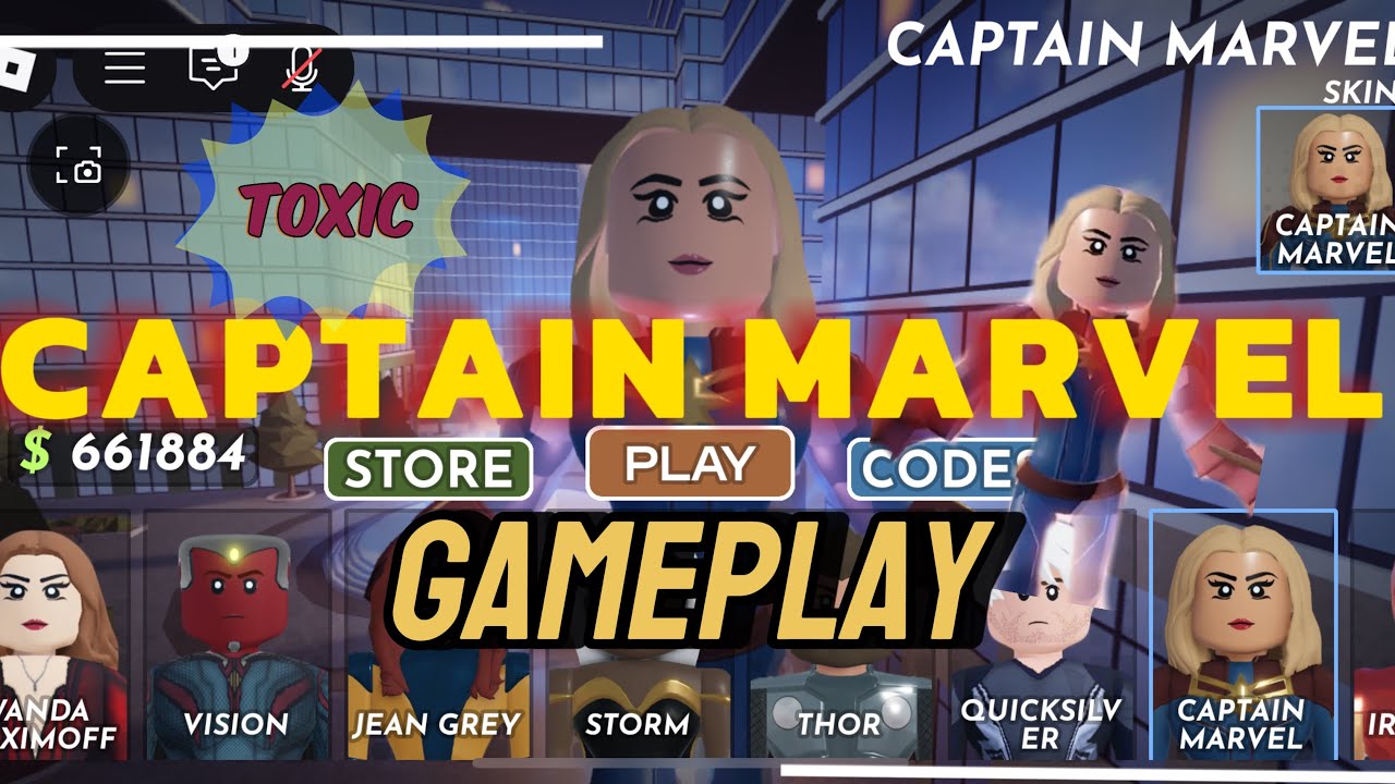 POWER STONE 🪨| Captain Marvel Gameplay (Marvel Omega