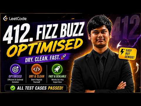 Every Beginner Must Solve This! 🔥 LeetCode 412 Fizz Buzz | C++ Explained