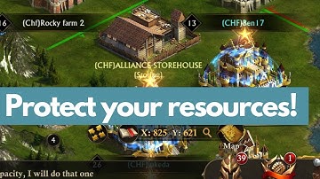 Protect your resources from looting! King of Avalon (May 2020)