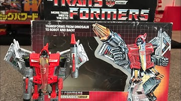 Transformers generation one complete swoop collection. Vintage G1 dinobot generations mib box takara
