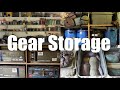 Kitgear storage how  i store my camping bushcraft cooking and canoe gear at home