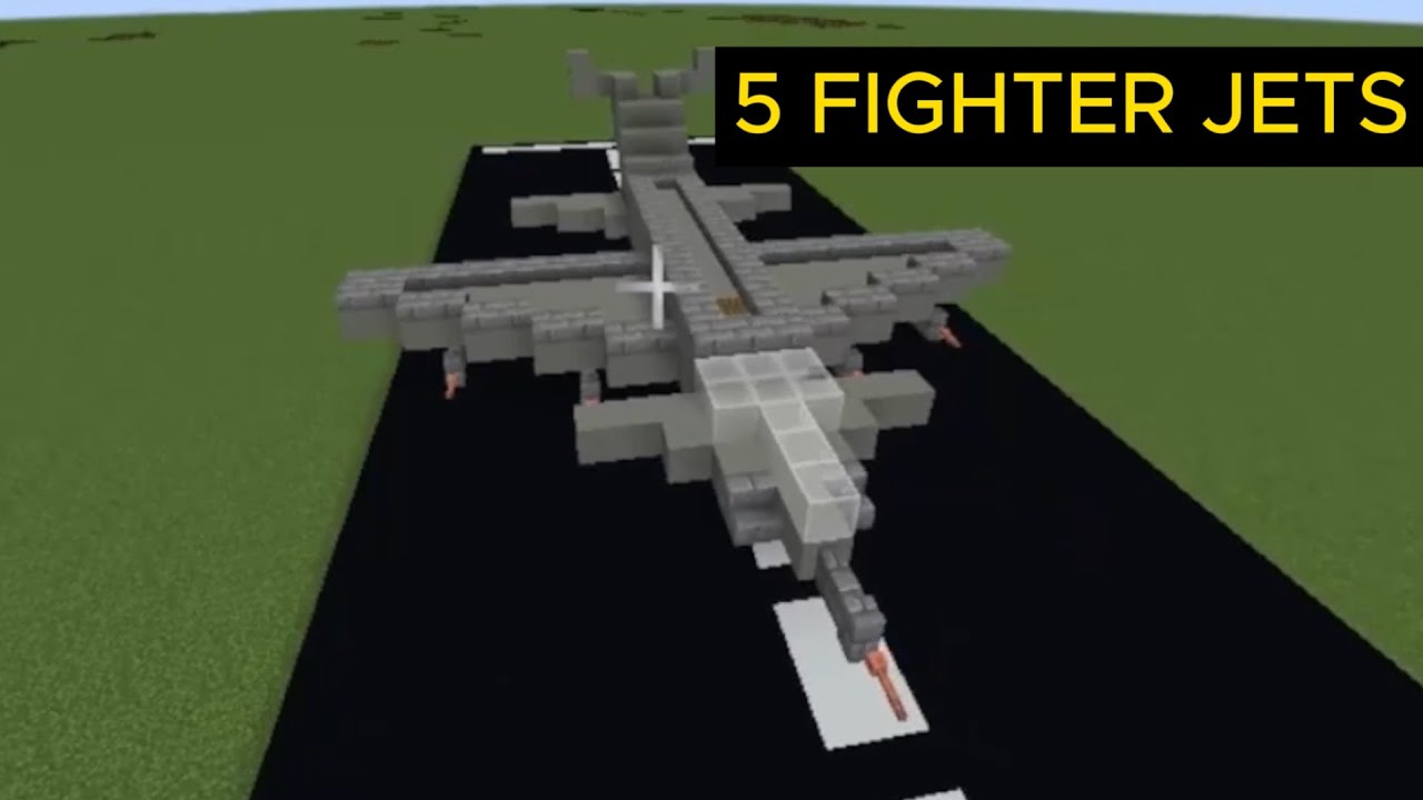 Minecraft: 5 Types Of FIGHTER JET AIRCRAFTS