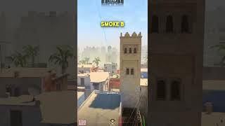 SMOKE B SITE ON MIRAGE #cs2