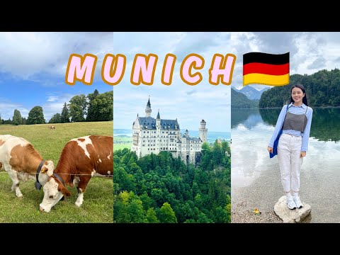 慕尼黑新天鵝堡🇩🇪壁畫村和朝聖教堂⛪️滿滿的小熊軟糖Haribo🐻|喬伊斯 jycnme