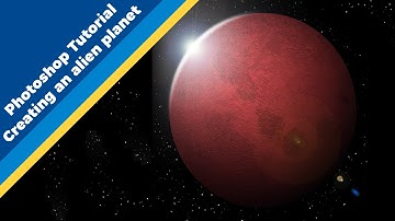Photoshop tutorial creating an alien planet