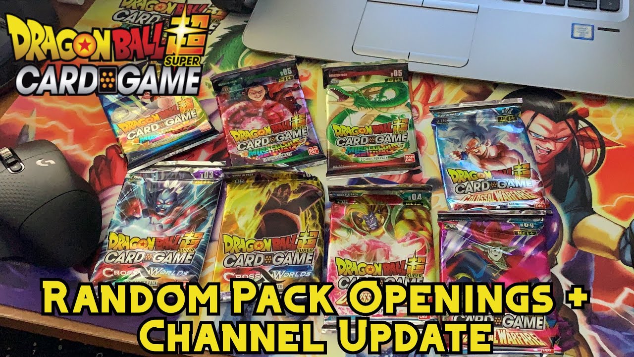 DBS Card Game | Random Pack Openings + Channel Update