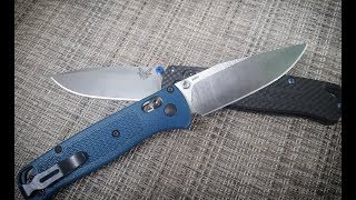 Another Benchmade Bugout: Modded Version and an Update on the Scales