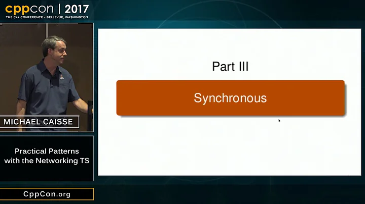 CppCon 2017: Michael Caisse “Practical Patterns with the Networking TS”