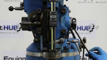 Supermax YC-1-1/2VS 19" x 49" Vertical Milling Machine w/ Sony DRO, Powerfeeds