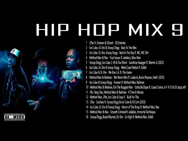 HIP HOP MIX FLASH 2023 - Snoop Dogg, 2pac , Dr. Dre, DMX, Ice Cube, Xzibit, Method Man, 50 cent class=