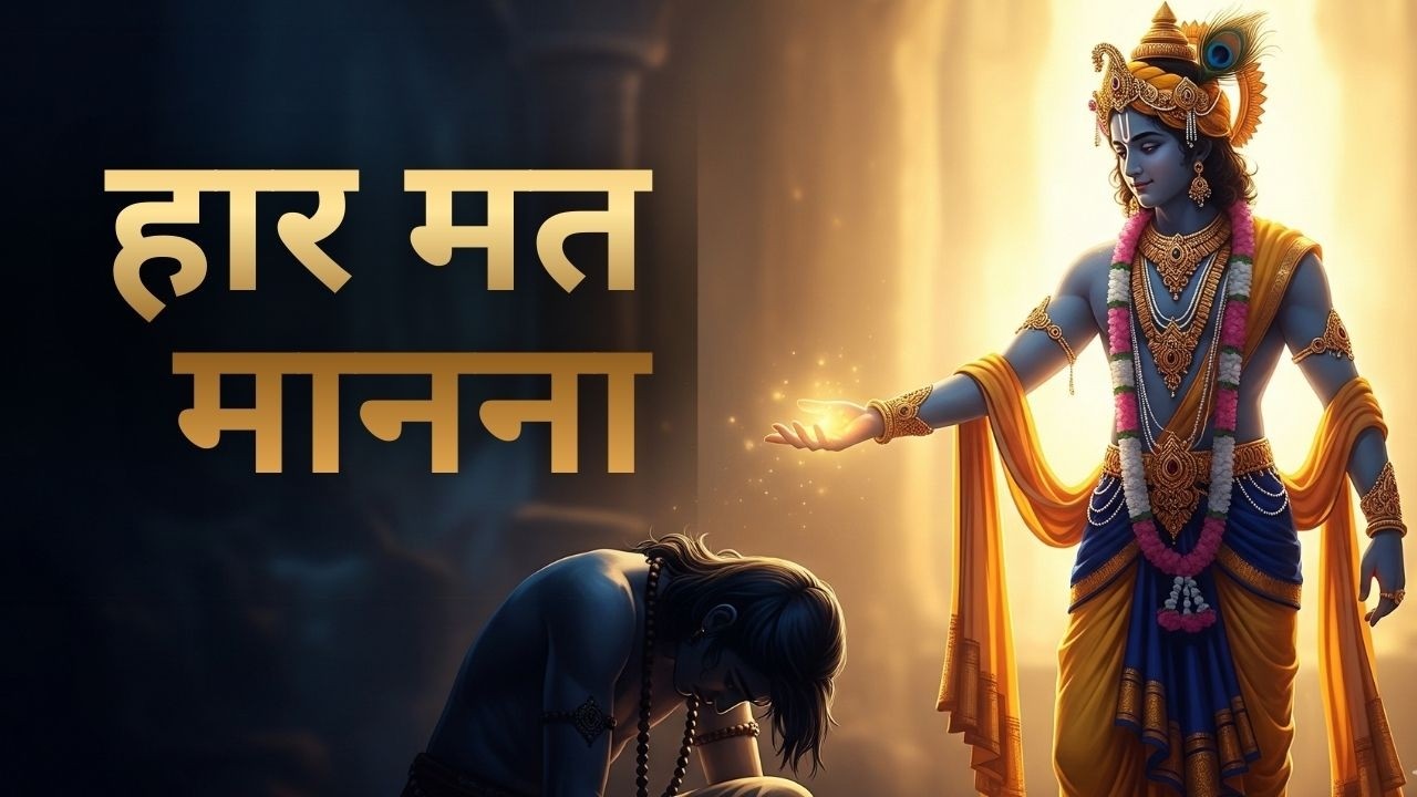 Haar mat maanna, ye video tumhare liye ek sanket hai ✨ श्री कृष्ण का संदेश