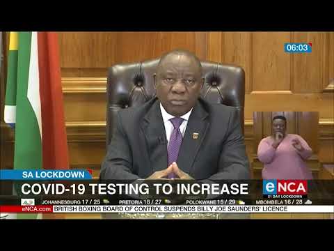 COVID-19 testing to increase in SA