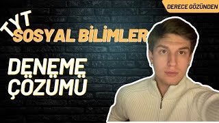 DERECE BAKIŞ AÇISI | TYT Sosyal Deneme Çözümüne Böyle Bak