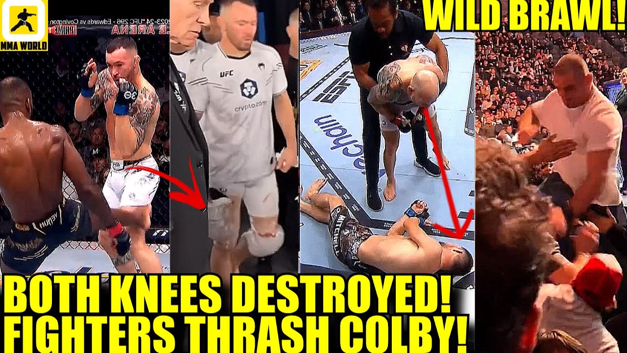 Steamrolled MMA Community react to Colby Covington getting STEAMROLLED BY Leon ...