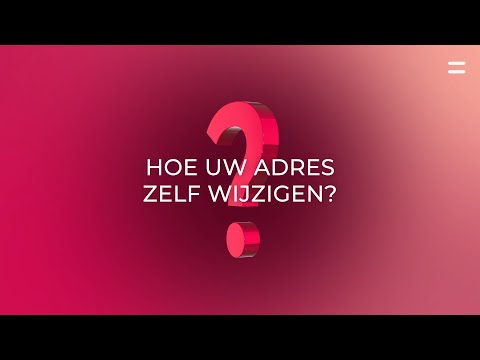 Belfius Mobile - Hoe uw adres zelf wijzigen?