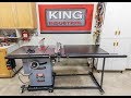 King Cabinet Table Saw