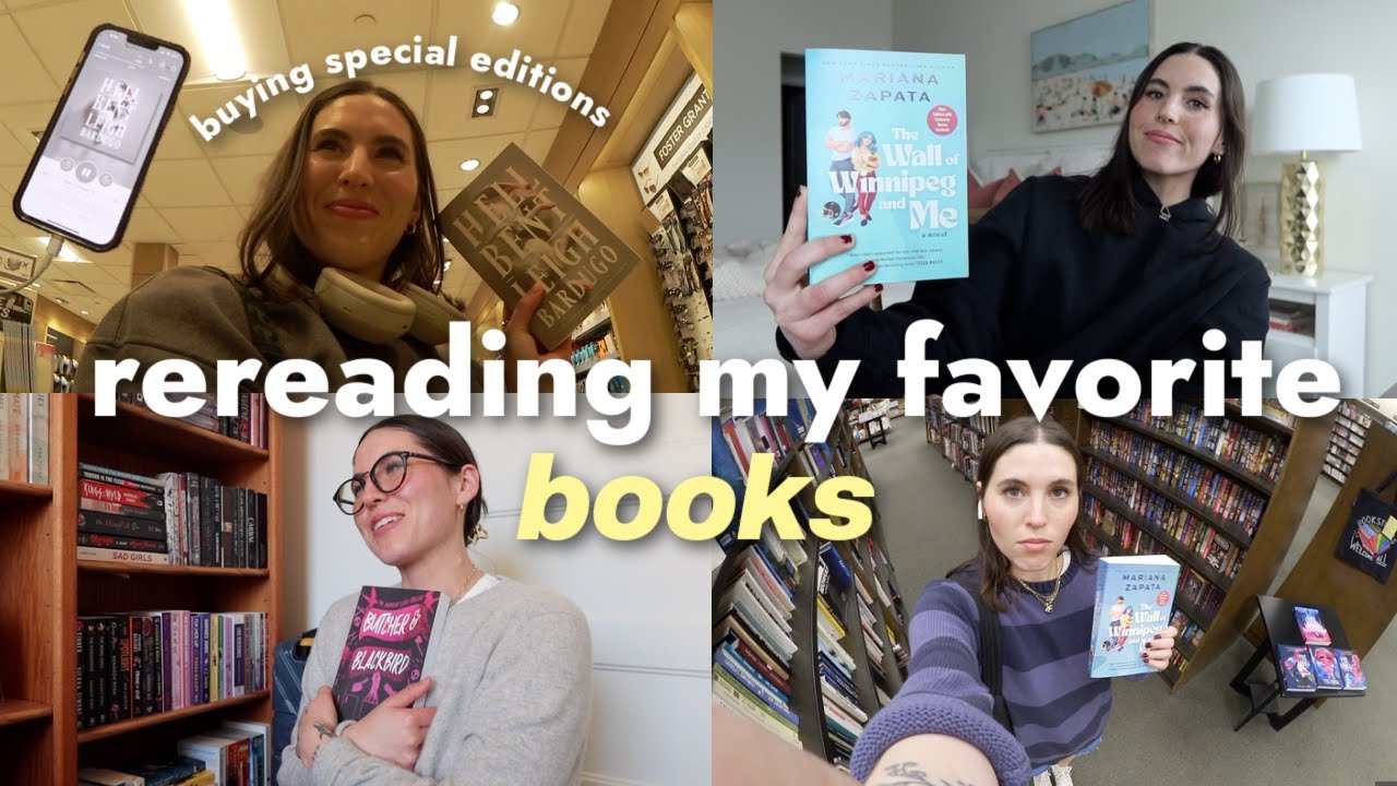 Rereading my favorite books for a week 🎀 reading vlog - YouTube