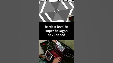 hardest level in super hexagon at 2x speed