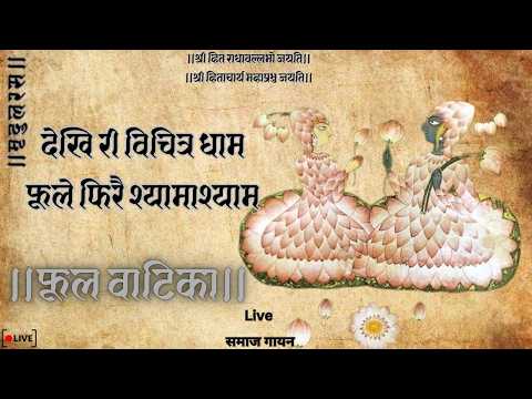 Grishma Ritu।देखि री विचित्र धाम फूले फिरे श्यामा श्याम। Liveसमाज गायन Use Headphones