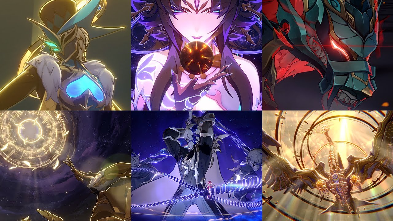 [Honkai: Star Rail 1.0 - 3.4] All Boss Ultimate Animation! - YouTube