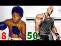 The Rock Transformation From 0 To 50 Years Old