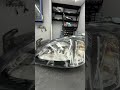 Antes e depois farol máscara negra Corsa