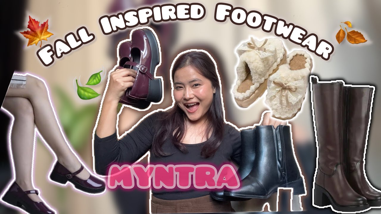 Myntra Footwear Haul | Fall / Autumn Inspired Boots🍂| Longshoes,Maryjane, Chelsa Boots| ​