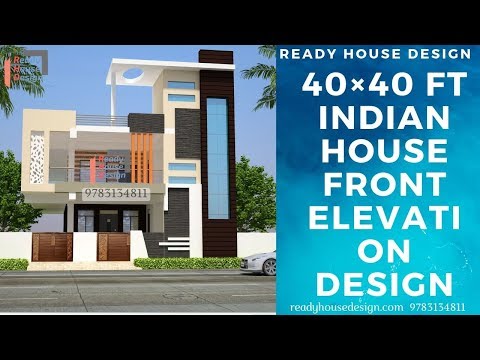 40×40-ft-indian-house-front-elevation-design-two-floor-plan
