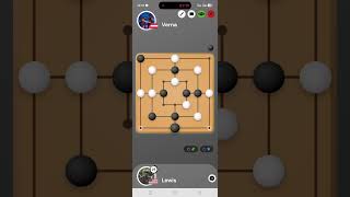 Nine Men Morris || 13 Sept Game Battleship #games #boardgame #millsgame screenshot 2
