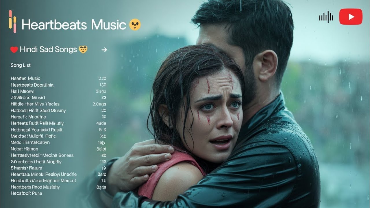 Sad Hindi Songs 😔💔 (Mood Off 🥺) – Broken Hearts Bollywood Sad Songs Playlist | AI Emotional Songs