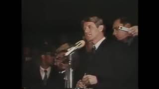Речь Роберта Кеннеди после сообщения об убийстве Мартина Лютера Кинга. 4.04.1968. Индианаполис. США