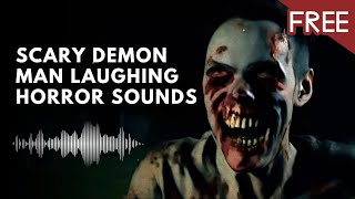 REALLY SCARY Demon Man Laughing