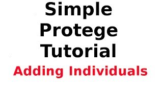 A Simple Protege Tutorial 5: Adding Individuals