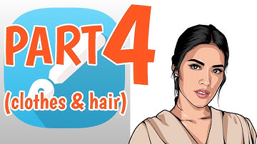 TUTORIAL VECTOR DESIGN | PART 4 | CLOTHES & HAIR | INFINITE DESIGN