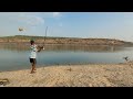 Awsome Hook fishing|Fisherman Catching fishes in River|Using With Small 6 hooks|Unique Fishing