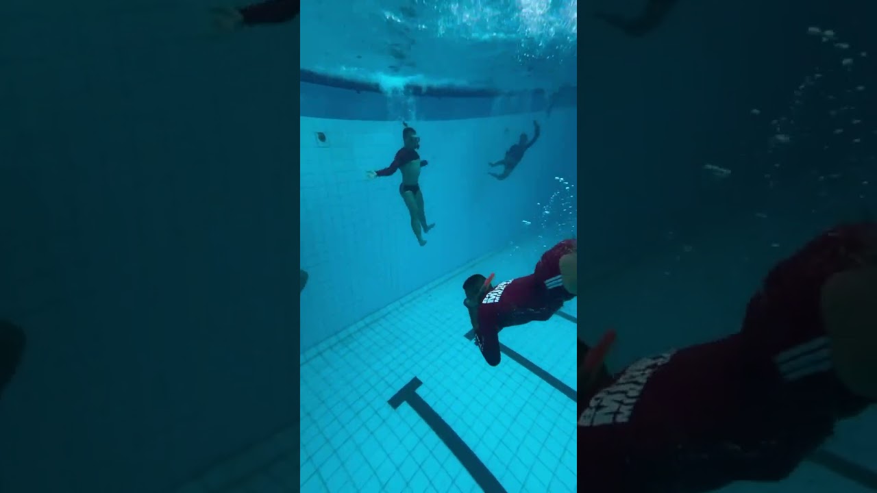 Treinamento de salvamento aquático para os Cadetes do Curso de Formação de Oficiais. 🤿