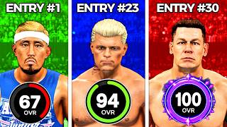 WWE 2K26 Royal Rumble But It Progressively Gets HARDER!