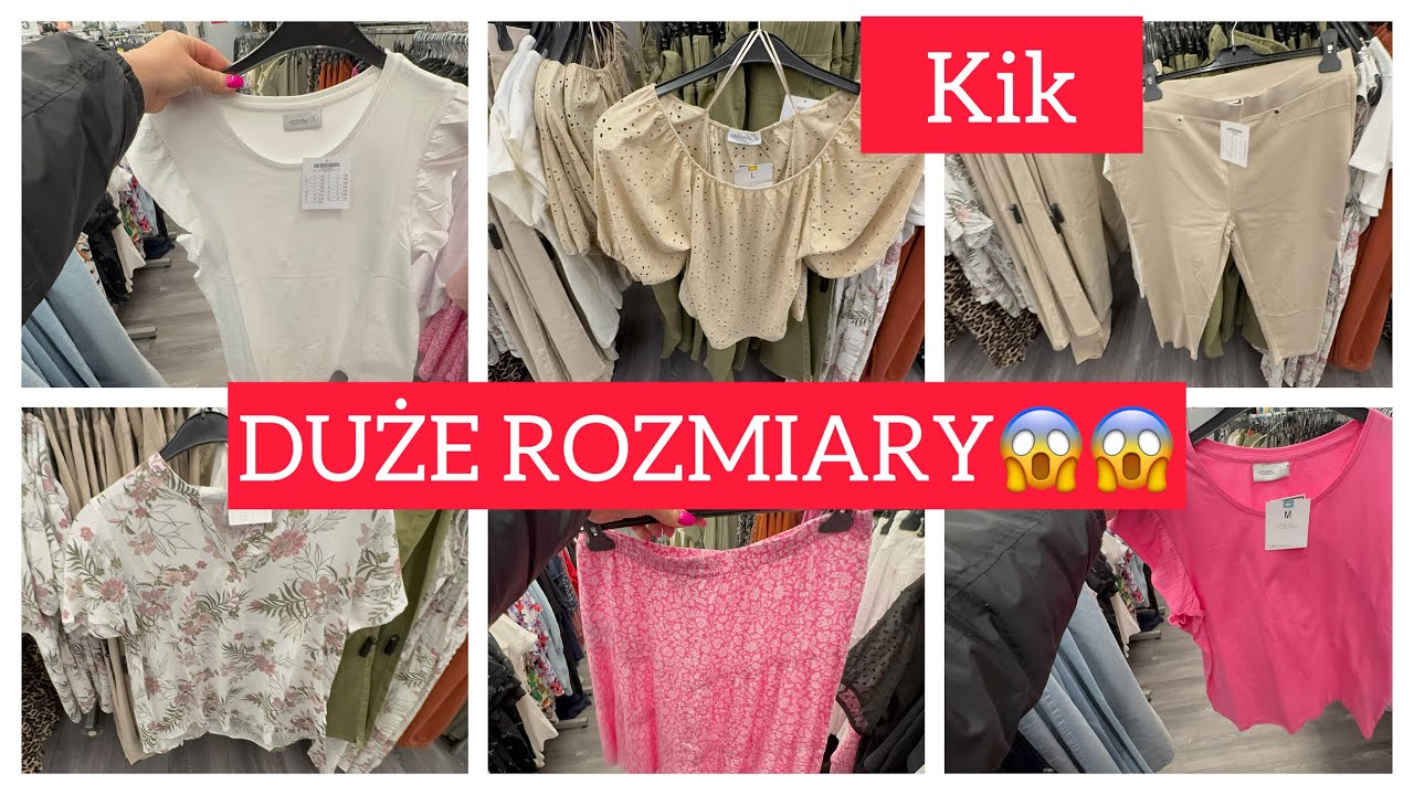 KIK‼️‼️ DUŻE ROZMIARY 😱😱😱 MODA DAMSKA LETNIA