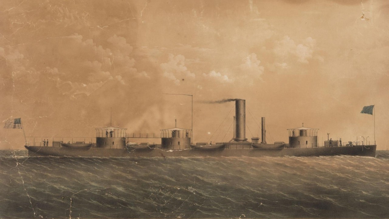 USS Roanoke: From Steam Frigate to Triple-Turret Ironclad