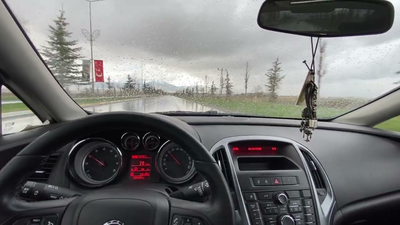 Erzurum havalimanı - MNG avm şehir merkezi POV sürüş 1080p