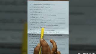 COMPUTER GRADE 3 WORKSHEET SOLUTION